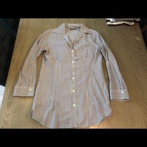 Apt 9 long button down shirt